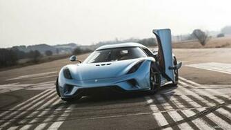 Koenigsegg Regera Door Up Front HD Wallpaper