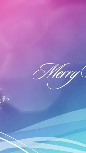 Blue And Pink Christmas Wallpaper Surface Rt