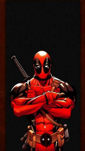 Deadpool Illustration iPhone Wallpaper Ipod HD