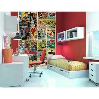 Home 1wall Marvel Comic Strip Wall Deco Wallpaper Mural