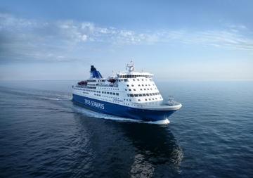 Image Cruise Ferry Crown Seaways Sea Sky Ship
