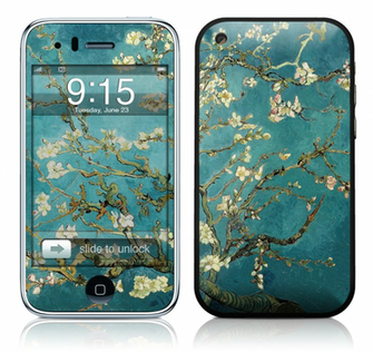 Vincent Van Gogh iPhone Skin With Matching Wallpaper