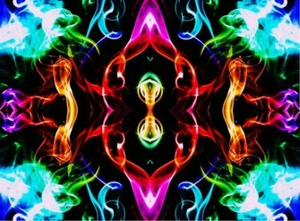 Smoke Texture Rainbow Color Background