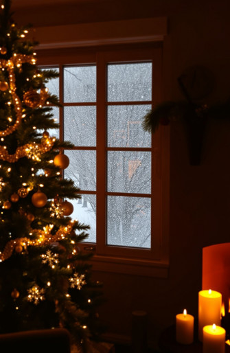 Blinking Christmas Lights Wallpaper