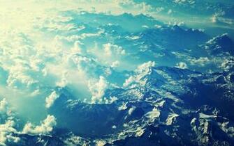Aerial Of Mountains Widescreen And Full HD Wallpaper