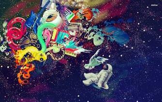 Space Wallpaper Astronaut In Artistic