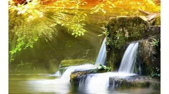 Description Spring River Wallpaper In