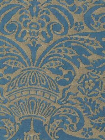 Campanelle In Blue Silvery Gold Fortuny