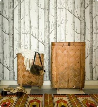 With Some Tree Wallpaper This Could Also Be Accomplished