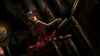 Flandre Scarlet At The Piano Touhou Project Wallpaper