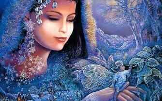 Josephine Spirit Of Winter Wallpaper