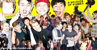 5sos Collage Wallpaper By Tigershark987