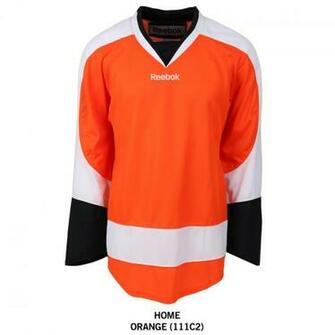 Philadelphia Flyers Reebok Edge Gamewear Uncrested Adult Hockey Jersey