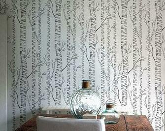 Birch Wallpaper Is Out Of Your Budget Silver Branches Also