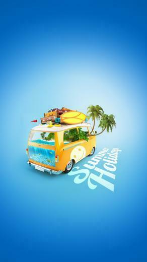 Summer Holiday iPhone 5s Wallpaper iPad