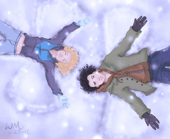 Snow Angels Wallpaper