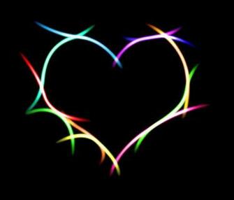 Heart Neon Wallpaper Screensaver Pre Id
