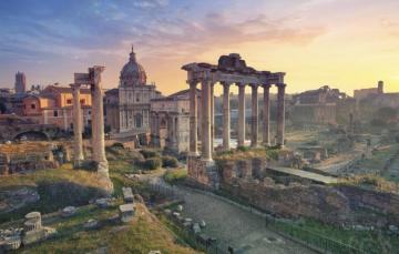 Wallpaper City The Rome Italy Ruins Panorama