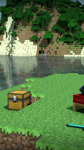 Minecraft iPhone Wallpaper Top
