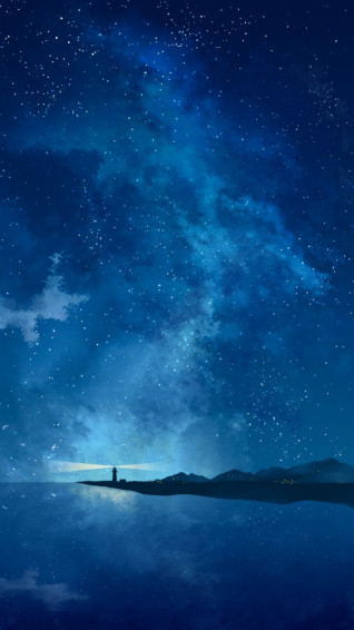 Anime Landscape Phone Wallpaper By