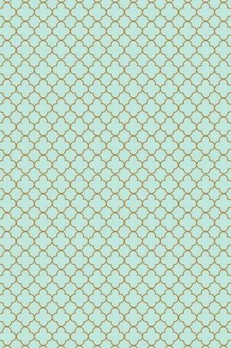 Mint And Gold Pattern Phone Wallpaper Diy