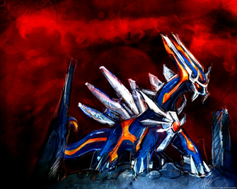 Primal Dialga In Temporal Tower By Primaldialga23