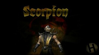 Wallpaper Scorpion Mortal Kombat By Gfxhess