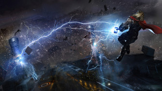 Thor Hammer Lightning Marvels Avengers Video Game Art 4k HD Wallpaper
