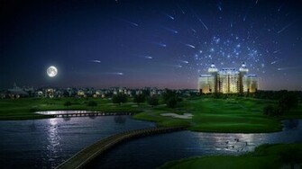 Fantasy City Wallpaper Original
