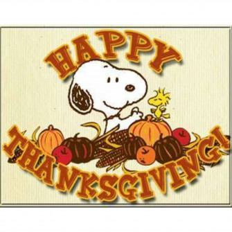 Snoopy Thanksgiving Wallpaper HD