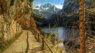 Canyon Road HDr High Quality Wallpaper