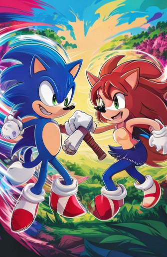 Sonic And Amy Wallpaper