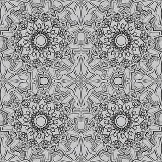 Medallion Platinum Removable Wallpaper