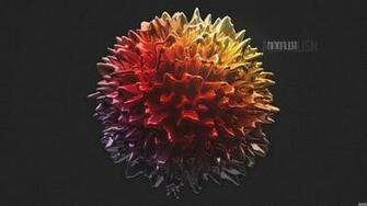Abstract Render Minimalism Ferrofluid Wallpaper HD Desktop