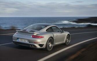 Porsche Turbo Motion Rear Wallpaper