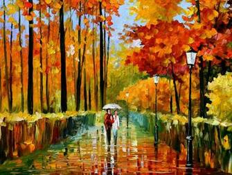 Autumn Oil Paintings Desktop Wallpaper Online