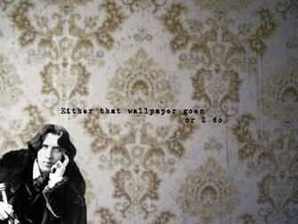Historical Wallpaper Oscar Wilde Reading