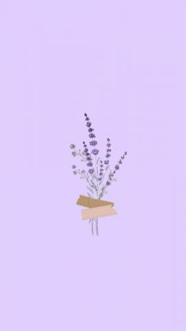 Lavender Blue Wallaper Simple Phone Wallpaper Purple