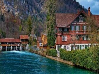 Interlaken City Switzerland Wallpaper HD Background