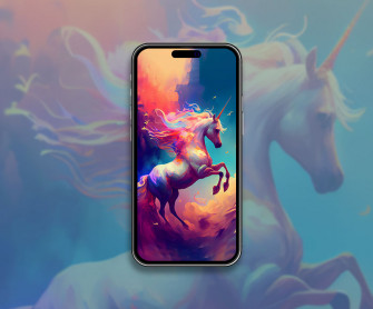 Unicorn Clouds Aesthetic Wallpaper