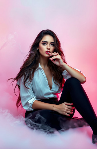 Girl Smoking Wallpaper