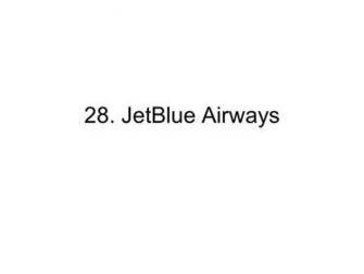 Jetblue Airways Background As A Small And Low Cost