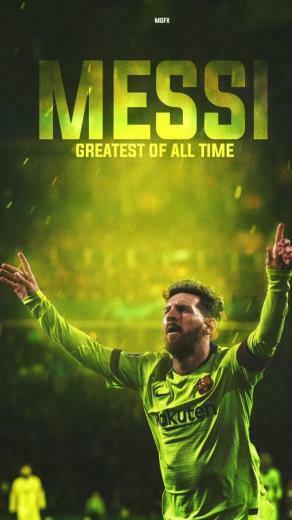 Green But Ok Lionel Messi Wallpaper