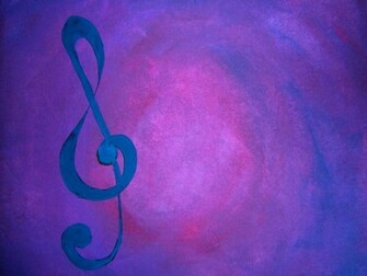 Purple Treble Clef Wallpaper Image Pictures Becuo