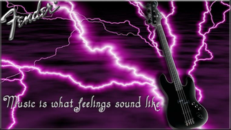 Black Fender Bass Guitar Computer Wallpaper Desktop Background