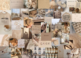 Aesthetic Collage Laptop Background Wallpaper