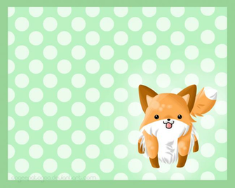 Kawaii Fox Background By Oogeepatogoa