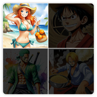 Make One Piece Fanart For Mobile Pc Wallpaper In