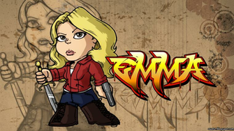 The Name Emma In Graffiti Letters Wallpaper