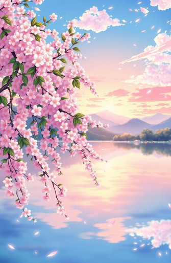 Anime Cherry Blossom Wallpaper